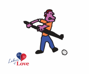 Caleb's 2006 golfer drawing